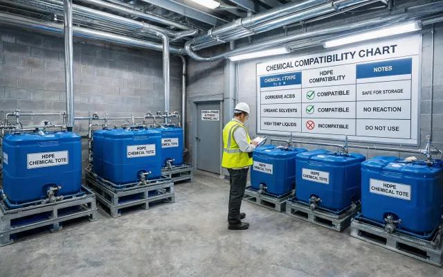 Caustic storage compatibility