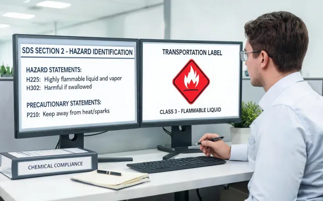 SDS regulatory language review